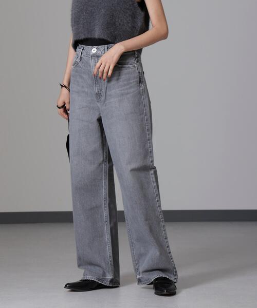 upperhights（アッパーハイツ）の「upper hights/THE NIECE ワイドストレートデニム SHADE（デニムパンツ・レディース・グレー・23/24/25）」の2枚目の写真