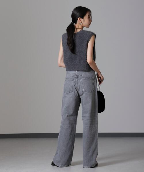 upperhights（アッパーハイツ）の「upper hights/THE NIECE ワイドストレートデニム SHADE（デニムパンツ・レディース・グレー・23/24/25）」の18枚目の写真