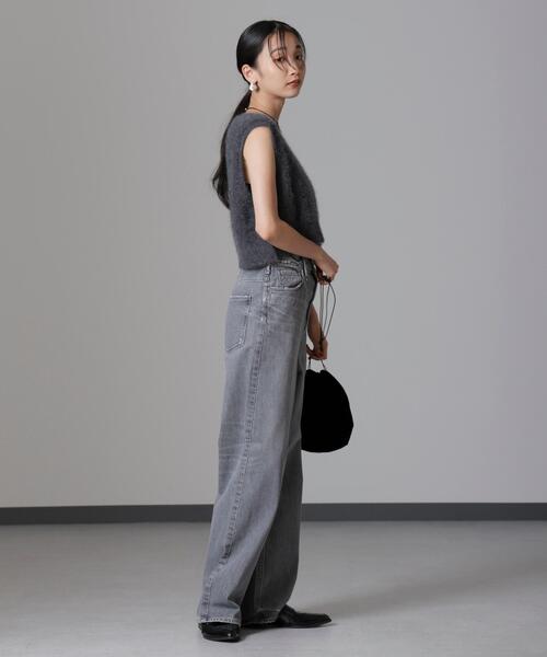 upperhights（アッパーハイツ）の「upper hights/THE NIECE ワイドストレートデニム SHADE（デニムパンツ・レディース・グレー・23/24/25）」の19枚目の写真