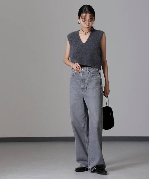 upperhights（アッパーハイツ）の「upper hights/THE NIECE ワイドストレートデニム SHADE（デニムパンツ・レディース・グレー・23/24/25）」の20枚目の写真