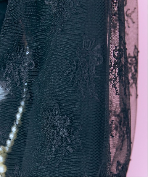 marun(マルン)の「<大きいサイズ> レースドッキングトップス marun(Tシャツ/カットソー・レディース・アイボリー/ブラック・L/5L/4L/3L/LL)」の15枚目の写真