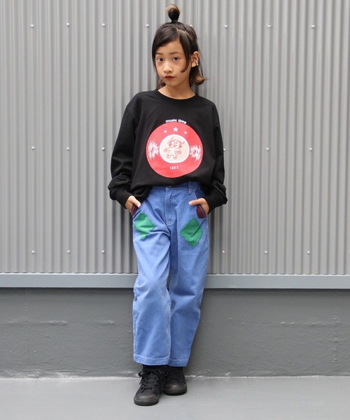 UNIT CHEST(ユニットチェスト)の「【UNIT CHEST】unique unisex long sleeve T-shirt/ユニークユニセックス ロンT OIF designer eggs コラボ Record by KOTONA TATEISHI(Tシャツ/カットソー・レディース・ホワイト/杢グレー/ブラック・L/M/S)」の19枚目の写真