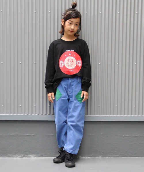 UNIT CHEST(ユニットチェスト)の「【UNIT CHEST】unique unisex long sleeve T-shirt/ユニークユニセックス ロンT OIF designer eggs コラボ Record by KOTONA TATEISHI(Tシャツ/カットソー・レディース・ホワイト/杢グレー/ブラック・L/M/S)」の20枚目の写真