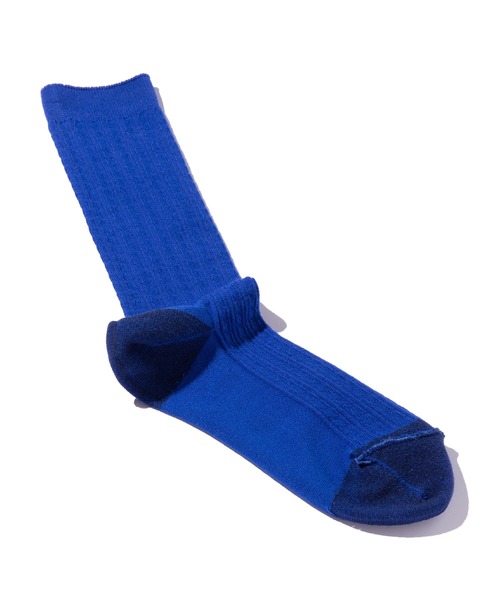 YUQRI（ユクリ）の「【YUQRI】tiny cable（ソックス/靴下・メンズ・グリーン/オフホワイト/チャコールグレー/ブルー/ブラック・S/M）」の19枚目の写真