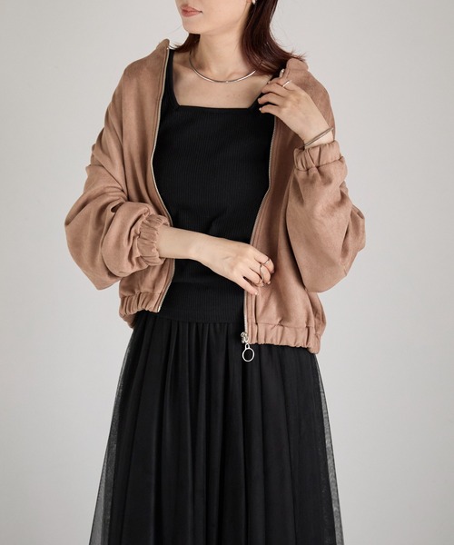 Fizz(フィズ)の「【Fizz/フィズ】 前後2Way リブタンクトップ(タンクトップ・レディース・ブラック/ホワイト×ブラック/ホワイト/グレイッシュベージュ・FREE)」の16枚目の写真