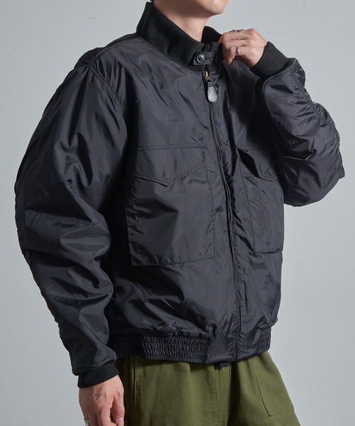 HOUSTON（ヒューストン）の「【HOUSTON】G-8 FLIGHT JACKET 2nd 55090 フライトジャケット WEPジャケット ゴンズジャケット（MA-1・メンズ・オリーブ/ブラック・42/44）」の13枚目の写真