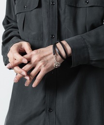 ATTACHMENT | シルバー925 レザーブレスレット / SILVER925 LEATHER BRACELET(ブレスレット)