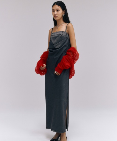 ワンピース JOSE MOON CUT OFF LAYERED CAMIONE-PIECE JOSE MOON CUT OFF LAYERED CAMIONE-PIECE