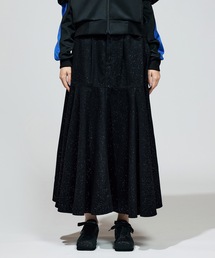 NON TOKYO（ノントーキョー）の「LAME DENIM FLARE SKIRT（スカート）」