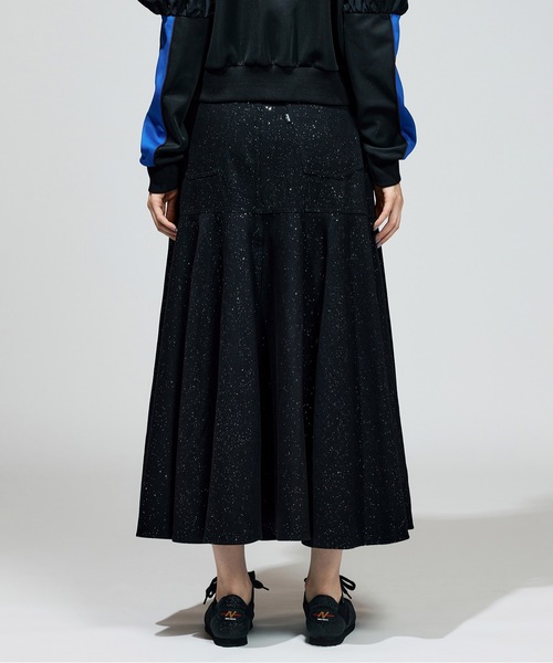 NON TOKYO（ノントーキョー）の「LAME DENIM FLARE SKIRT（スカート・レディース・グリーン/インディゴブルー/ブラック・2/1）」の16枚目の写真