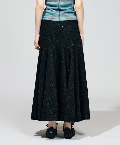 NON TOKYO（ノントーキョー）の「LAME DENIM FLARE SKIRT（スカート・レディース・グリーン/インディゴブルー/ブラック・2/1）」の19枚目の写真