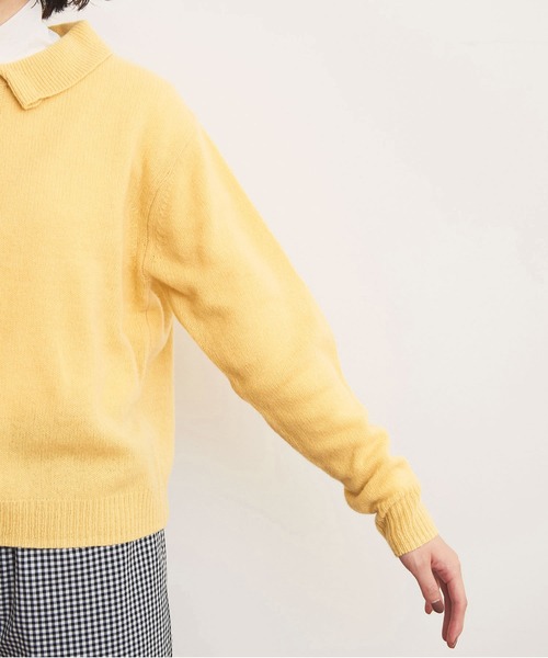 fig Ｌondon（フィグロンドン）の「AIRLYS knit polo（ニット/セーター・レディース・ブラック/レッド/イエロー・FREE）」の18枚目の写真