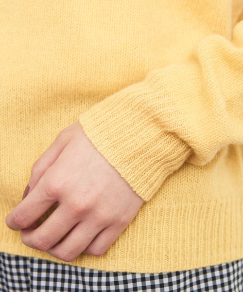 fig Ｌondon（フィグロンドン）の「AIRLYS knit polo（ニット/セーター・レディース・ブラック/レッド/イエロー・FREE）」の19枚目の写真