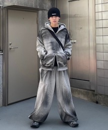 Never mind the XU / Chikashitsu+（ネバーマインド ザ エックスユー / チカシツプラス）の「【nmtc+】washing sweat pants / 【エヌエムティーシープラス】ウォッシングスウェットパンツ（スウェットパンツ）」