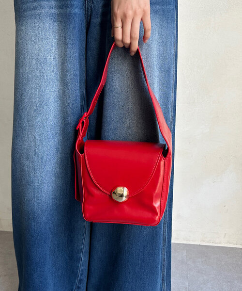 DouDou（ドゥドゥ）の「【WEB限定】ミディアムセミショルダーバッグ（ショルダーバッグ・レディース・ブラック/ブラウン/レッド・FREE）」の19枚目の写真