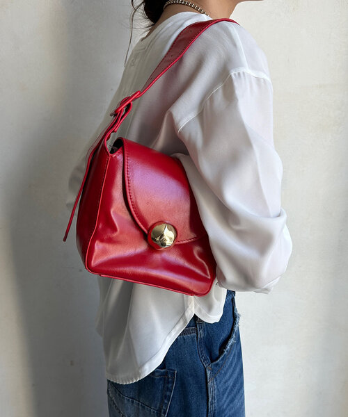 DouDou（ドゥドゥ）の「【WEB限定】ミディアムセミショルダーバッグ（ショルダーバッグ・レディース・ブラック/ブラウン/レッド・FREE）」の20枚目の写真