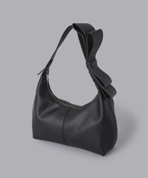 Olu.（オルドット）の「ショルダーリボンバッグ（ショルダーバッグ・レディース・ブラック/ブラウン/ブラウン系その他/ベージュ・FREE）」の6枚目の写真