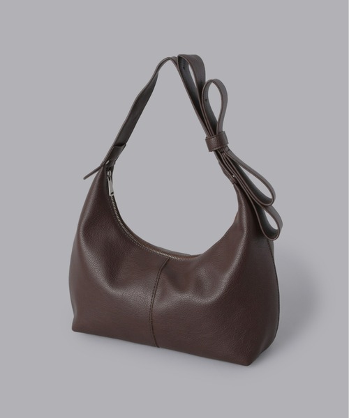 Olu.（オルドット）の「ショルダーリボンバッグ（ショルダーバッグ・レディース・ブラック/ブラウン/ブラウン系その他/ベージュ・FREE）」の7枚目の写真