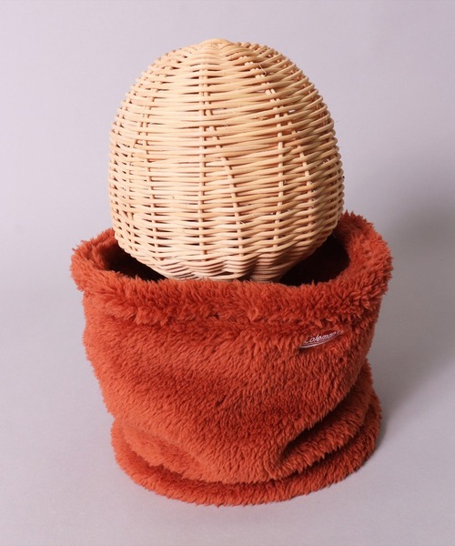 COLEMAN（コールマン）の「(LF)【Coleman】ボア フリース ネックウォーマー（ネックウォーマー/スヌード・メンズ・ブラック/アイボリー/オリーブ/グレイッシュベージュ/テラコッタ・ONE SIZE）」の9枚目の写真