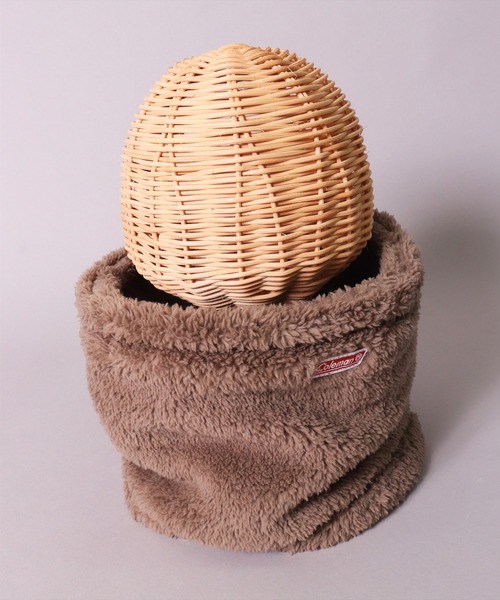 COLEMAN（コールマン）の「(LF)【Coleman】ボア フリース ネックウォーマー（ネックウォーマー/スヌード・メンズ・ブラック/アイボリー/オリーブ/グレイッシュベージュ/テラコッタ・ONE SIZE）」の10枚目の写真