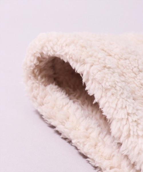 COLEMAN（コールマン）の「(LF)【Coleman】ボア フリース ネックウォーマー（ネックウォーマー/スヌード・メンズ・ブラック/アイボリー/オリーブ/グレイッシュベージュ/テラコッタ・ONE SIZE）」の13枚目の写真