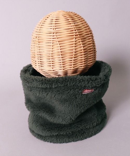 COLEMAN（コールマン）の「(LF)【Coleman】ボア フリース ネックウォーマー（ネックウォーマー/スヌード・メンズ・ブラック/アイボリー/オリーブ/グレイッシュベージュ/テラコッタ・ONE SIZE）」の15枚目の写真