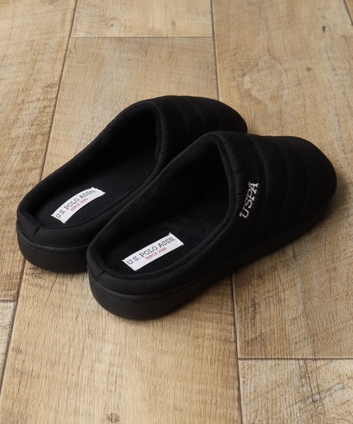 U.S. POLO ASSN.（ユーエスポロアッスン）の「【U.S. POLO ASSN./ユーエスポロアッスン】 フリースライニング モックシューズ　Women（スリッポン・レディース・ブラック/カーキ/ライトベージュ・23.0cm/24.0cm/25.0cm）」の11枚目の写真