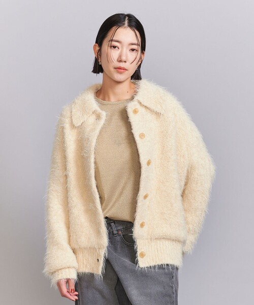 BEAUTY&YOUTH UNITED ARROWS(ビューティーアンドユースユナイテッドアローズ)の「ラメシアー ロングスリーブ カットソー(Tシャツ/カットソー・レディース・シルバー/ゴールド・FREE)」の4枚目の写真