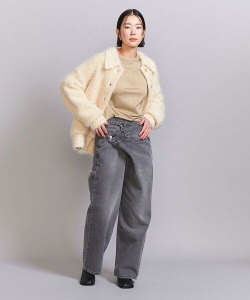 BEAUTY&YOUTH UNITED ARROWS(ビューティーアンドユースユナイテッドアローズ)の「ラメシアー ロングスリーブ カットソー(Tシャツ/カットソー・レディース・シルバー/ゴールド・FREE)」の5枚目の写真