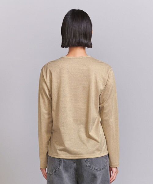 BEAUTY&YOUTH UNITED ARROWS(ビューティーアンドユースユナイテッドアローズ)の「ラメシアー ロングスリーブ カットソー(Tシャツ/カットソー・レディース・シルバー/ゴールド・FREE)」の10枚目の写真