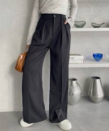 Ada.（エイダ）の「太めのウエストベルトがアクセント！ 2タック スラックス（スラックス）」