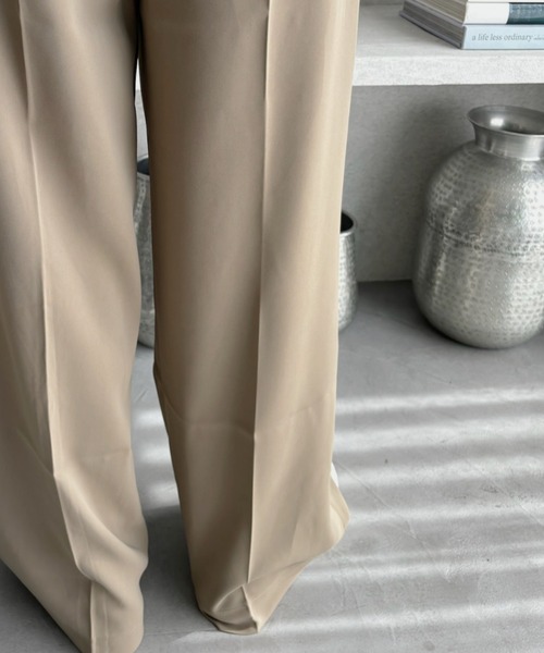 Ada.（エイダ）の「太めのウエストベルトがアクセント！ 2タック スラックス（スラックス・レディース・ブラック/グレー/ベージュ・M/L）」の20枚目の写真