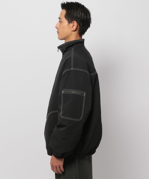 niko and（ニコアンド）の「配色ステッチスタンドブルゾン