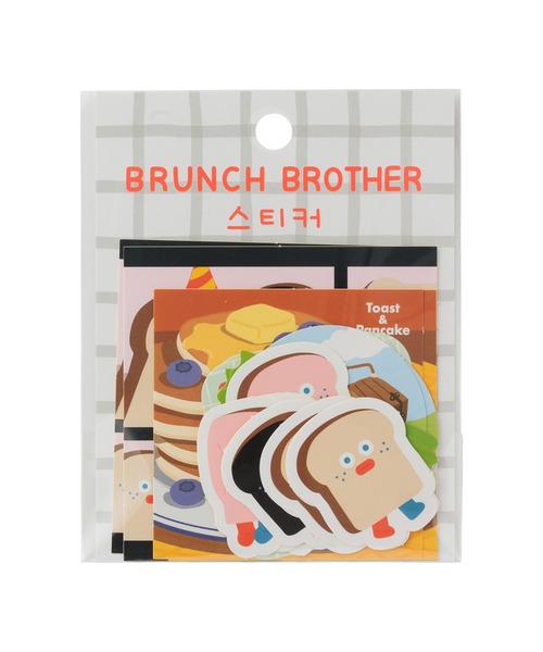 Brunch Brother(ブランチブラザー)の「ブランチブラザー マークス フレークステッカー(ステッカー/テープ・レディース・D/C/B/A・FREE)」の6枚目の写真
