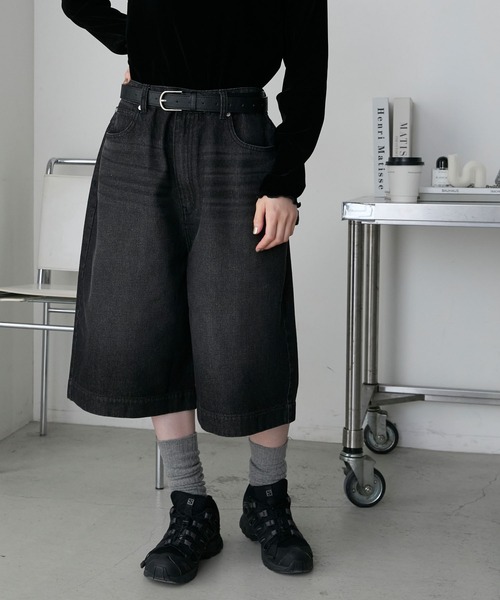 mane:ハーフパンツ【ヴィンテージタグ付き】 受注販売 高機能Dカン付き フル刺繍EMハーフパンツ - 大阪