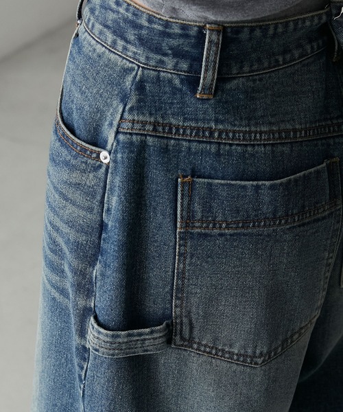 forksy.（フォルクシー）の「【forksy.】ヴィンテージライクハーフデニムパンツ（デニムパンツ・レディース・ブラック/インディゴブルー/ブルー・M/L）」の16枚目の写真