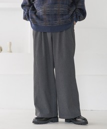 RAGEBLUE | TRストレッチ/起毛バギーワイドストレートスラックス(スラックス)