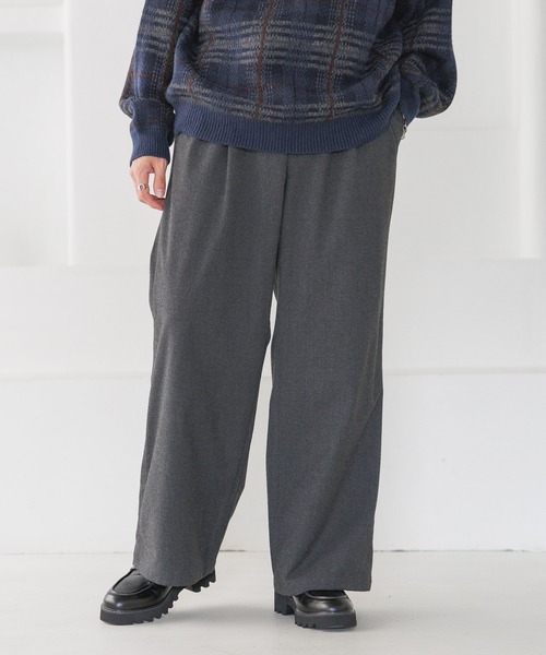 RAGEBLUE（レイジブルー）の「起毛TR/ストレッチ/バギーワイドストレートスラックス（スラックス・メンズ・ブラック/ブラック系その他/オフホワイト/グレー/グリーン系その他/ブラウン・SMALL/MEDIUM/LARGE）」の18枚目の写真