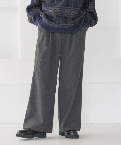 RAGEBLUE（レイジブルー）の「起毛TR/ストレッチ/バギーワイドストレートスラックス（スラックス・メンズ・ブラック/ブラック系その他/オフホワイト/グレー/グリーン系その他/ブラウン・SMALL/MEDIUM/LARGE）」の19枚目の写真