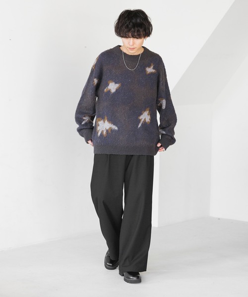 RAGEBLUE（レイジブルー）の「起毛TR/ストレッチ/バギーワイドストレートスラックス（スラックス・メンズ・ブラック/ブラック系その他/オフホワイト/グレー/グリーン系その他/ブラウン・SMALL/MEDIUM/LARGE）」の11枚目の写真