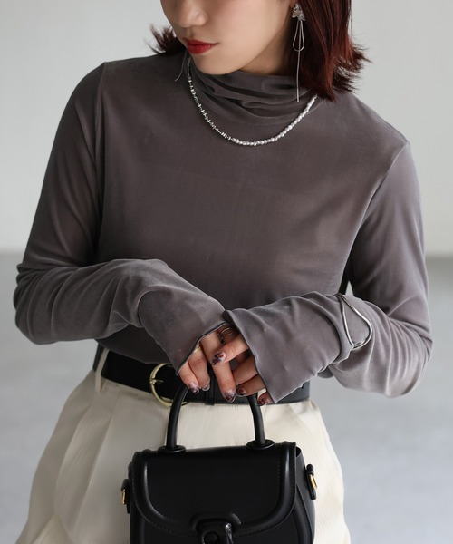 ちぃさま専用 アルベロベロタートルフリース ALWEL TURTLE NECK TOP / ウールタートルネックカットソー | YOCA