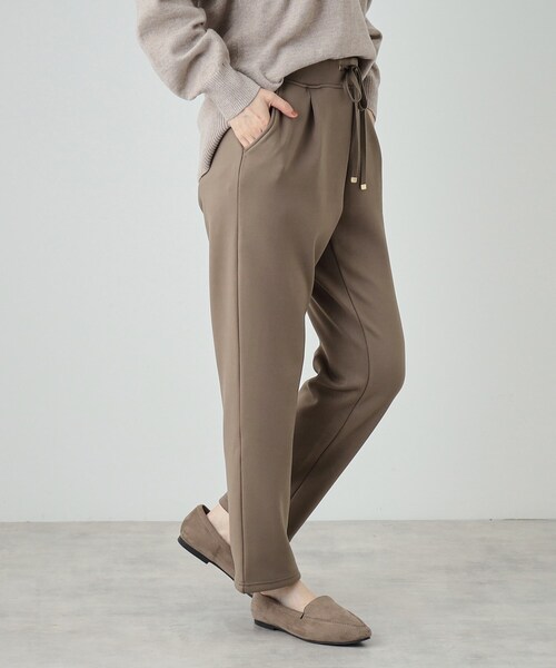 SHOO・LA・RUE(シューラルー)の「◆【SHOO WARM】あったか裏起毛 ふわふわもちもち ストレッチ テーパードパンツ(その他パンツ・レディース・ダークグレー/アイボリー/ブラック/ブラウン系・01/02/03/04)」の10枚目の写真