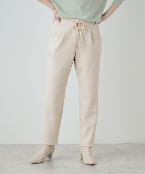 SHOO・LA・RUE(シューラルー)の「◆【SHOO WARM】あったか裏起毛 ふわふわもちもち ストレッチ テーパードパンツ(その他パンツ・レディース・ダークグレー/アイボリー/ブラック/ブラウン系・01/02/03/04)」の17枚目の写真