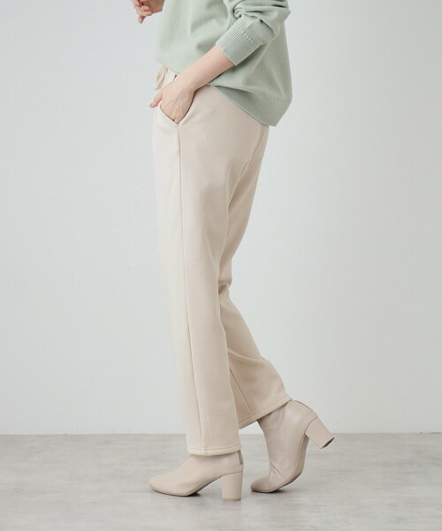 SHOO・LA・RUE(シューラルー)の「◆【SHOO WARM】あったか裏起毛 ふわふわもちもち ストレッチ テーパードパンツ(その他パンツ・レディース・ダークグレー/アイボリー/ブラック/ブラウン系・01/02/03/04)」の18枚目の写真