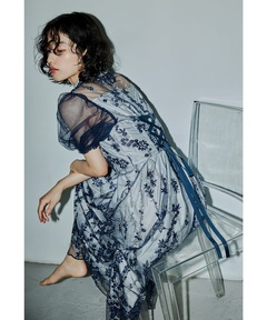 ワンピース MEDI DECALCOMANIA CHIFFON DRESS MEDI DECALCOMANIA CHIFFON DRESS