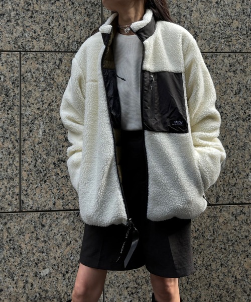 Scrap Book(スクラップブック)の「◆WEB限定 展開◆【TAION】R/S SOFT BOA + LIGHT DOWN HI NECK JACKET(ダウンジャケット/コート・レディース・ホワイト系その他/ブラック・FREE)」の20枚目の写真
