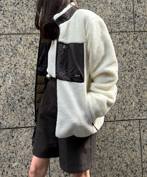 Scrap Book(スクラップブック)の「◆WEB限定 展開◆【TAION】R/S SOFT BOA + LIGHT DOWN HI NECK JACKET(ダウンジャケット/コート・レディース・ホワイト系その他/ブラック・FREE)」の21枚目の写真