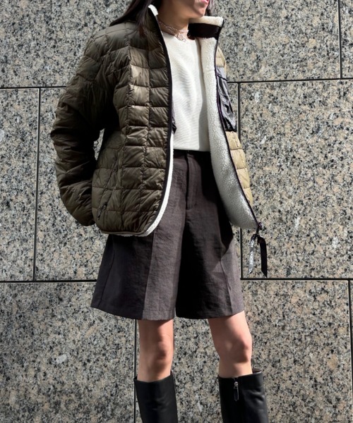 Scrap Book(スクラップブック)の「◆WEB限定 展開◆【TAION】R/S SOFT BOA + LIGHT DOWN HI NECK JACKET(ダウンジャケット/コート・レディース・ホワイト系その他/ブラック・FREE)」の6枚目の写真