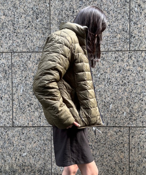 Scrap Book(スクラップブック)の「◆WEB限定 展開◆【TAION】R/S SOFT BOA + LIGHT DOWN HI NECK JACKET(ダウンジャケット/コート・レディース・ホワイト系その他/ブラック・FREE)」の10枚目の写真