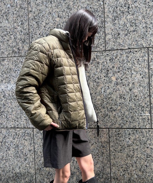 Scrap Book(スクラップブック)の「◆WEB限定 展開◆【TAION】R/S SOFT BOA + LIGHT DOWN HI NECK JACKET(ダウンジャケット/コート・レディース・ホワイト系その他/ブラック・FREE)」の11枚目の写真